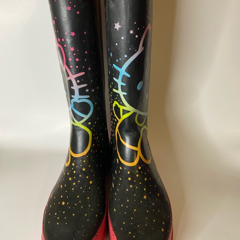Hello Kitty Black and Pink Winter & Rain Boots